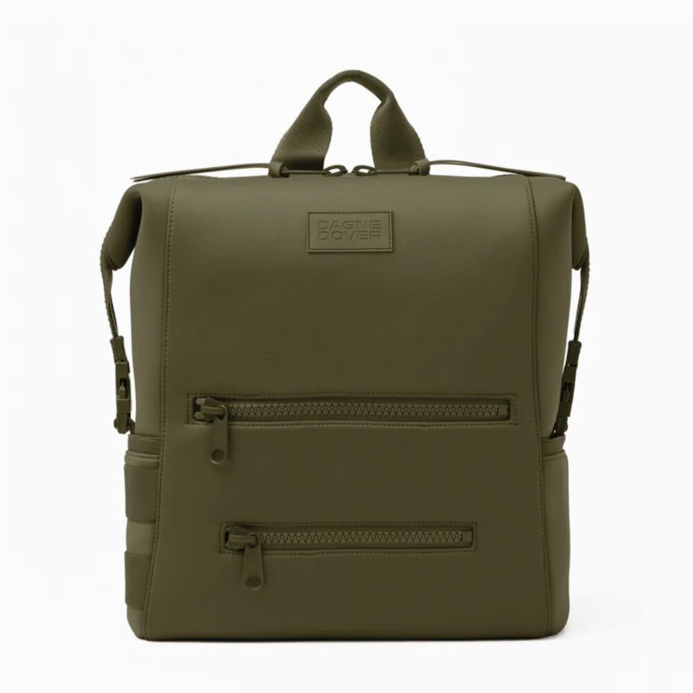 Dagne Dover Indi neoprene Diaper Backpack Dark Moss Size Large